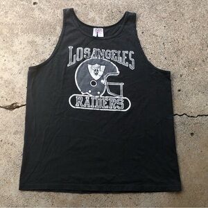 80s Vintage Oakland Raiders Retro Graphic NFL Football Sports Tank